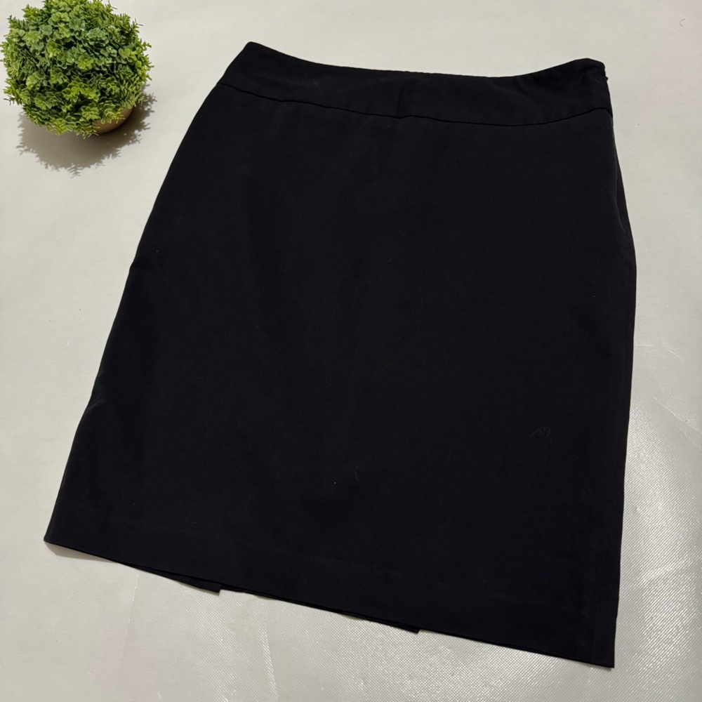 Liz Claiborne Black Office Career Modest Classic Pencil Skirt Women’s Size 6